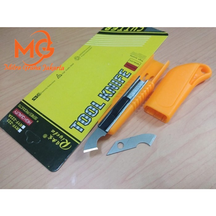 

PISAU CUTTER AKRILIK / ACRYLIC / MIKA / PLASTIK BERKUALITAS RIYELA MGJ