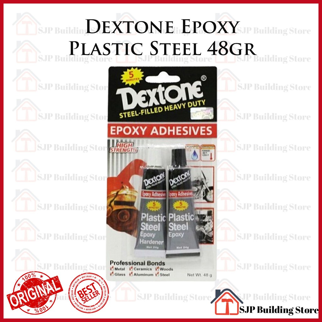 

LEM EPOXY / LEM CAMPUR / BESI / SERBAGUNA DEXTONE 5 MENIT Lem Besi Dextone 48g/ 48 gram