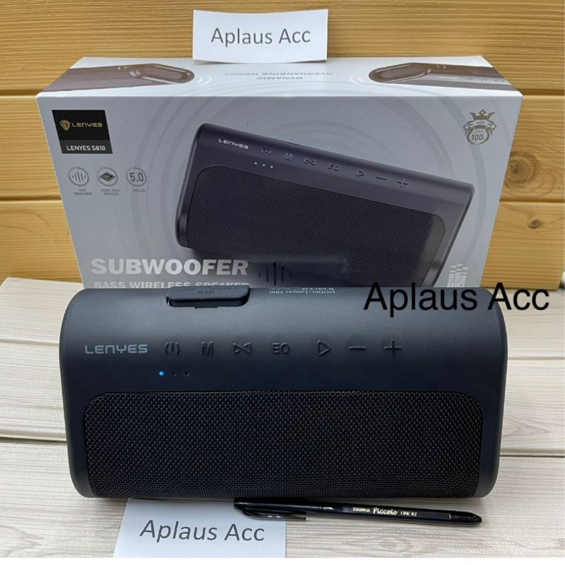 LENYES S810 80W BOMBASS waterproof outdoor speaker bluetooth 5.0 DSP hifi stereo portable speaker