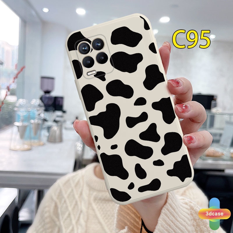 Soft Case Realme C11 2021 C21Y C15 C21 C25 C20 C3 C12 C25S 5 5S 5i C17 7i C1 C31 C35 C25Y C2 C3i 6i C20A realme Narzo 20 10 10A 20A 30A A54 A15 A16 A9 A5 A7 A5S A95 A53 A33 Y12 Y20 A12 Fashion Leopard Print Camera Lens Protection Case