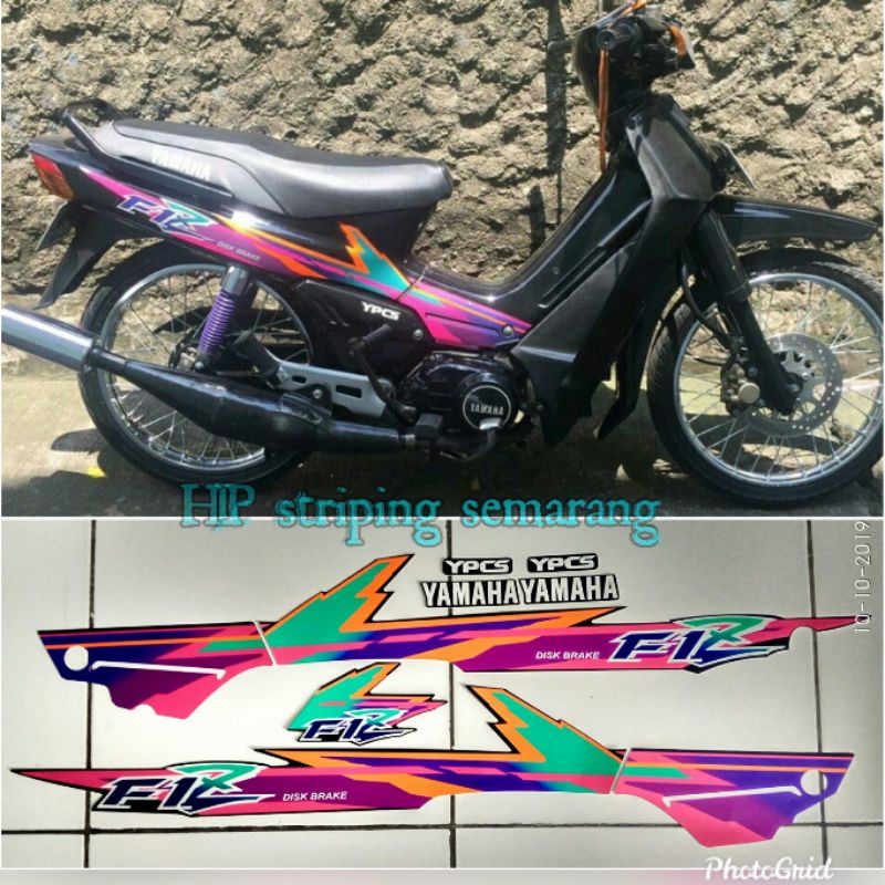 Striping Yamaha F1z 1996 Hitam Printing