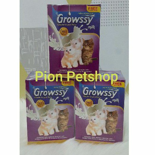 SUSU KUCING MURAH !!! GROWSSY MILK 1 Box