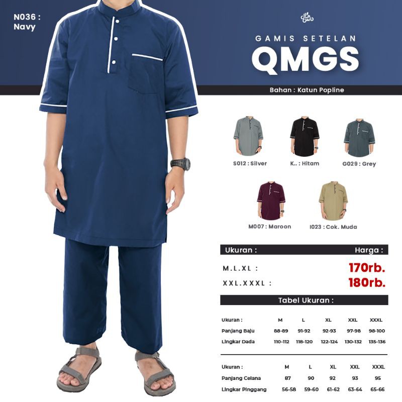 SETELAN GAMIS PRIA MODEL PAKISTAN SATU STEL BAJU DAN CELANA DAPAT BONUS