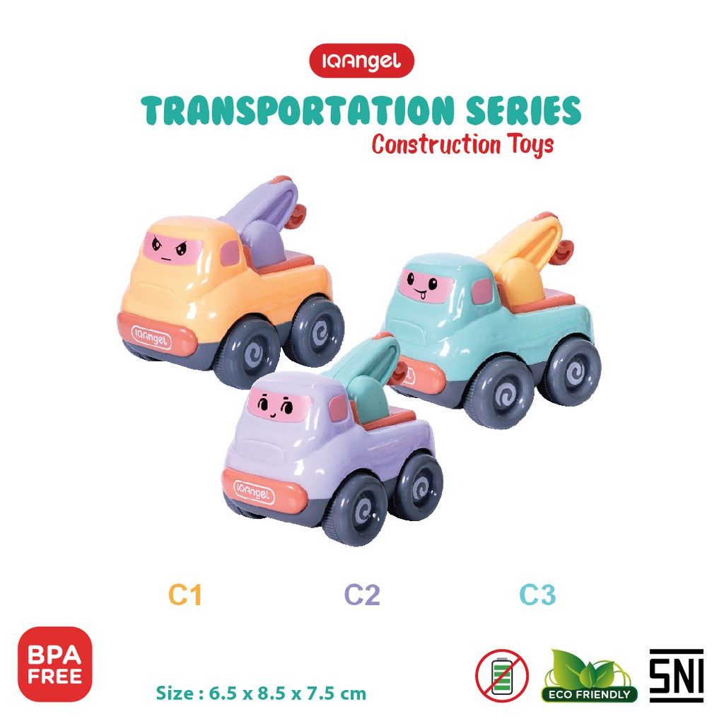 Mainan Anak - IQAngel Transportation Toys Series - Mainan Edukasi Anak