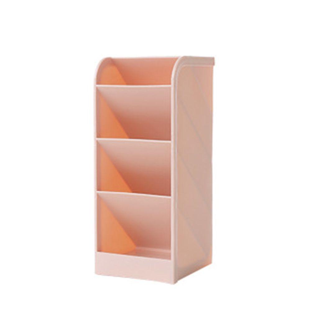 Solighter Tempat Meja Perlengkapan Kantor Transparan Matte Stationery Box Cosmetic Storage