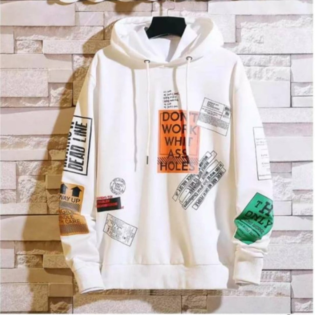 JACKET SWEATER HOODIE DONT WORK PRIA HOODIE MOTIF TERBARU