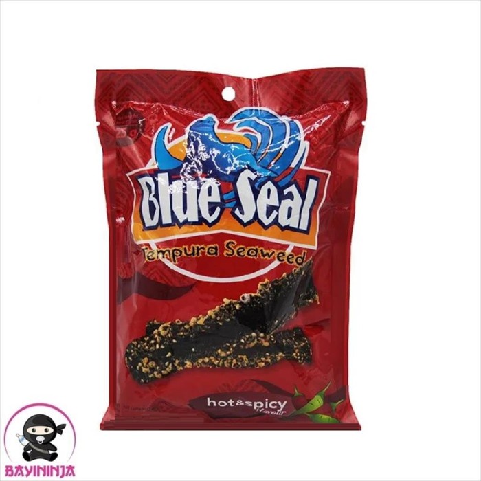 

BLUE SEAL Tempura Seaweed Rumput Laut Hot Spicy 25 g T-Ninjabayi 01