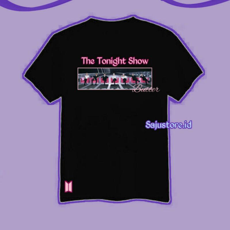 {WITH FREEBIES}"BTS PERMISSION TO DANCE TSHIRT & THE TONIGHT SHOW TSHIRT" Baca deskripsi