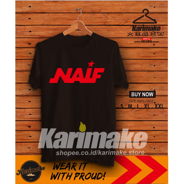 Kaos Baju Band Naif Logo Kaos Musik