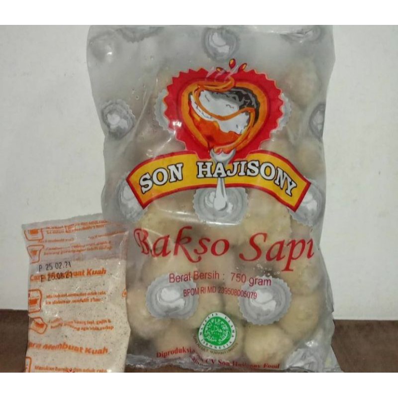 

bakso sapi SONY HAJI KHAS LAMPUNG 750 gram