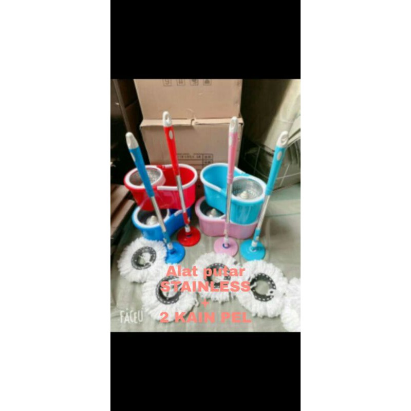 Spin mop/ magic mop pel / alat pel lantai