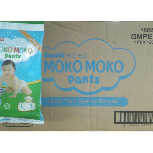 MokoMoko Pampers L  isi 15 pcs