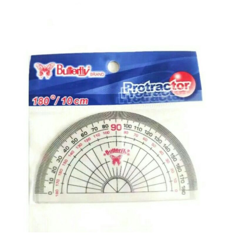 

Penggaris Busur Butterfly Protactor 180°