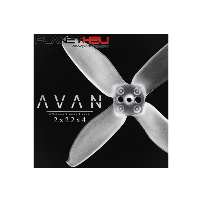 AVAN MICRO 2"- PROP - SET OF 12 PROPS - 2X2.4X4 (-6 x CW + 6 x CCW)-