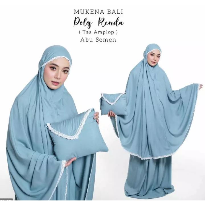 Mukena Polos Couple ibu dan anak Rayon Renda Jumbo Basic Premium I Mukenah Halus Pastel Soft