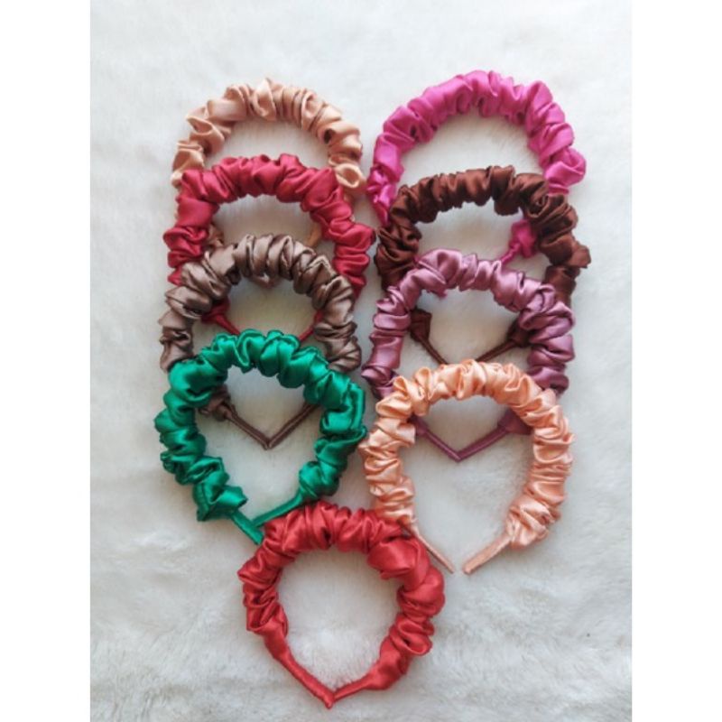 Ready bando scrunchie /bando nagita / bando kerut wanita gaya korea