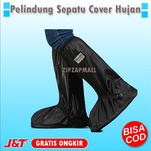 Sepatu Hujan Anak Pria Wanita Sarung Cover Hujan Sepatu dengan Reflektor Cahaya Murah Original