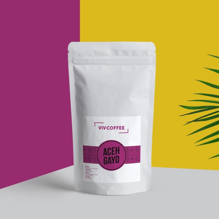 

ds011css Kopi Arabica Aceh Gayo Biji Bubuk 100Gr Kopi Aceh Gayo - Roasted Beans Ds20X11