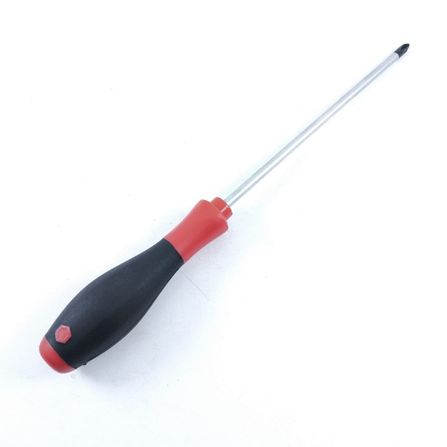 Obeng Plus 8 inch Monster Diameter 6mm Panjang Besi 20cm Magnet