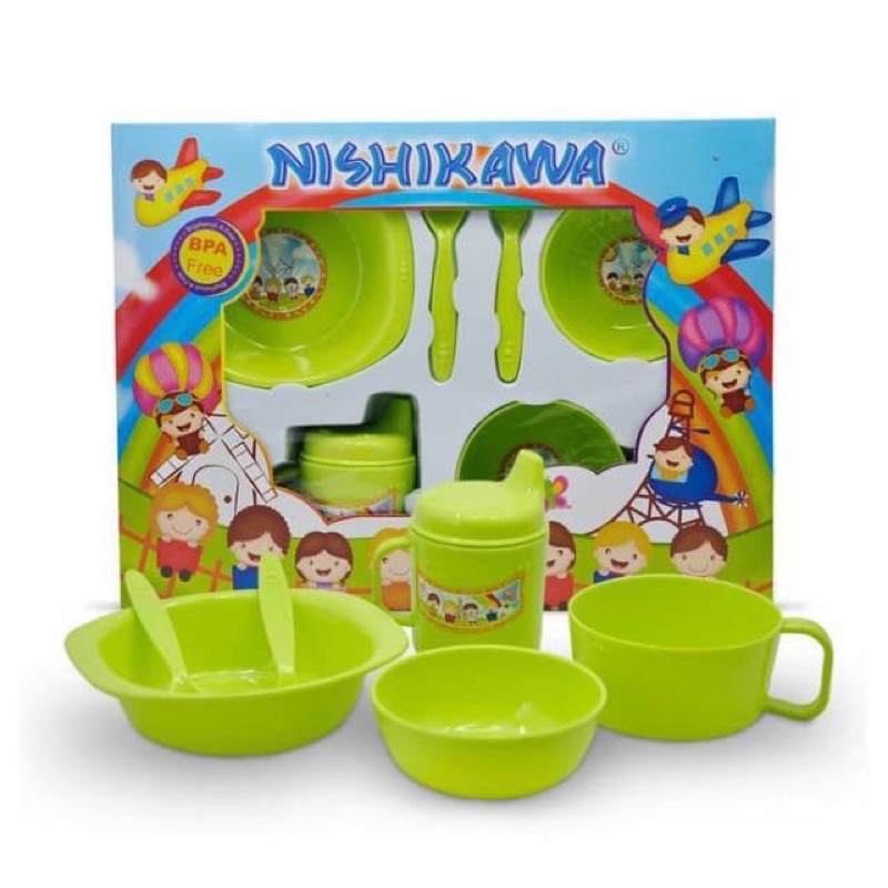 FEEDING SET PERLENGKAPAN MPASI BAYI /MPASI BAYI (NISHIKAWA UK.TANGGUNG)