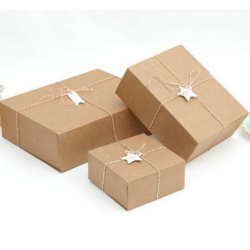 

KOTAK KADO KOTAK HADIAH BOX SOUVENIR COKLAT CRAFT KOTAK COOKIES KOTAK POLOS