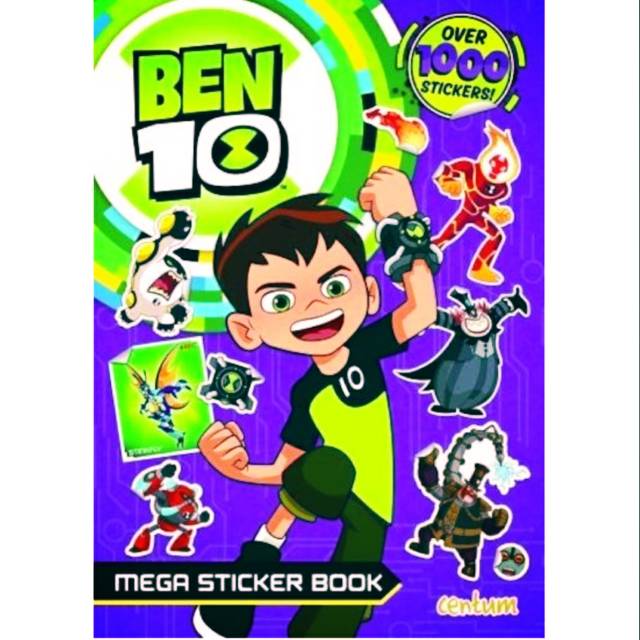 Buku Stiker Anak Impor Buku Sticker Anak Ben 10 Mega Sticker Book Buku Anak Import