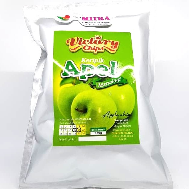 

VICTORY CHIPS KERIPIK APEL 180gr | KRIPIK APPLE CHIPS ASLI BUAH OLEH MALANG