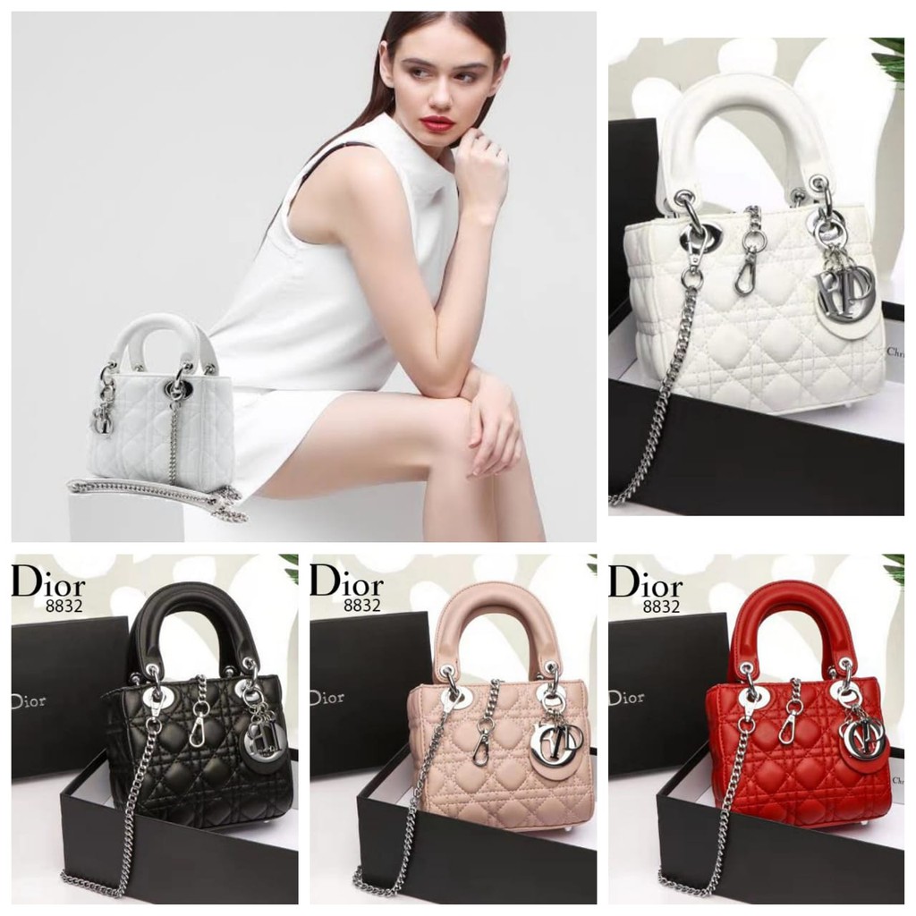{TERMURAH} CAHAYA AMANAH Tas Mini Dior Cannage 8832 GROSIR TAS IMPORT TAS MURAH TAS BATAM TAS WANITA