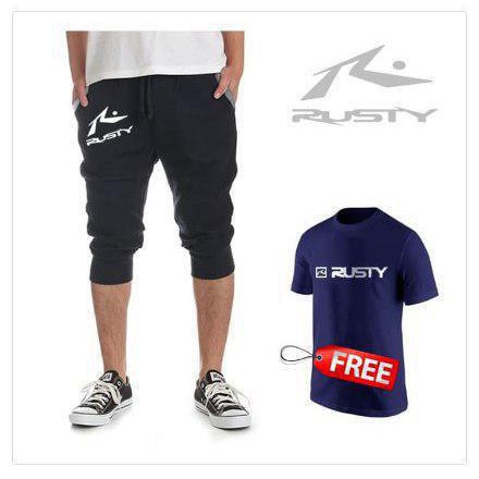 Joger Pendek Rusty Free Kaos Rusty