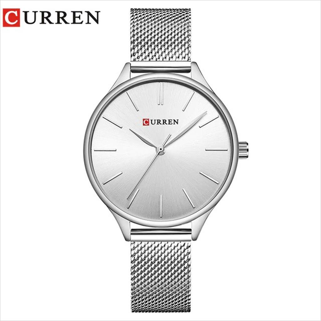 Jam Tangan Wanita / Curren 9024 / Jam Tangan Stainless Steel Curren Original