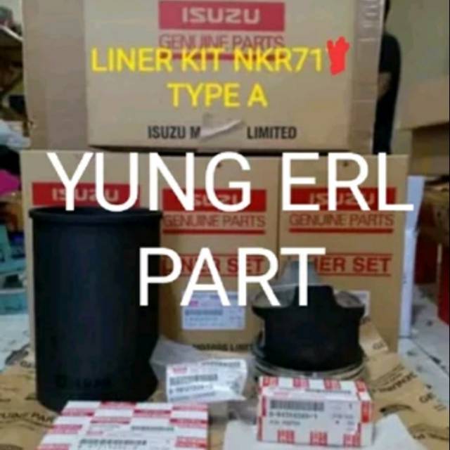 LINER KIT LINER BORING SET KOMPLIT ISUZU NKR71 NKR 71 4HG1