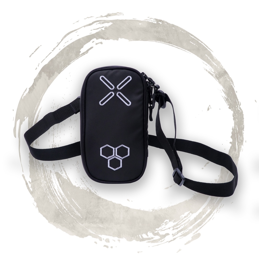 Dompet Gantung Trabas Enduro Motocross Tahan Air Phone Black AXEGEAR