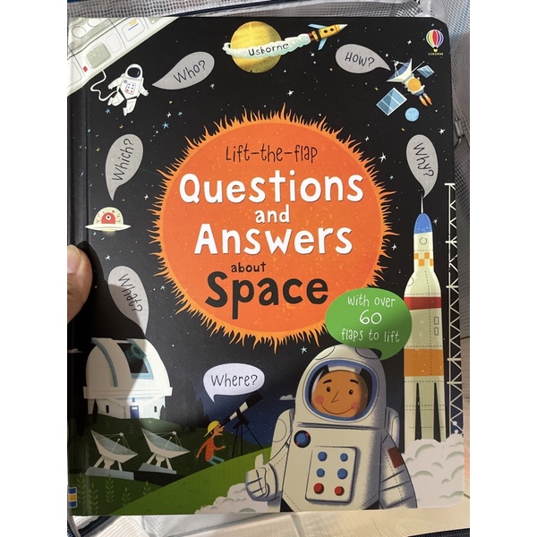 USBORNE buku anak LIFT THE FLAP SIZE BESAR BEST SELLER seasons weather abc germs demolition kontruksi body works grammar usborne pop up-Q&A about space