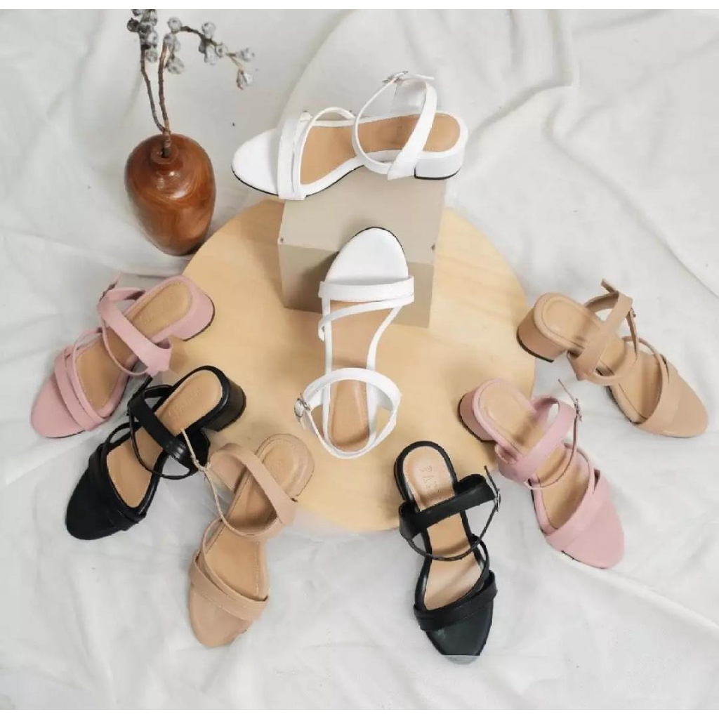 SANDAL WANITA IMPORT HAK TAHU 5CM KOREAN STYLE VIRAL TERLARIS/SANDAL PESTA WANITA