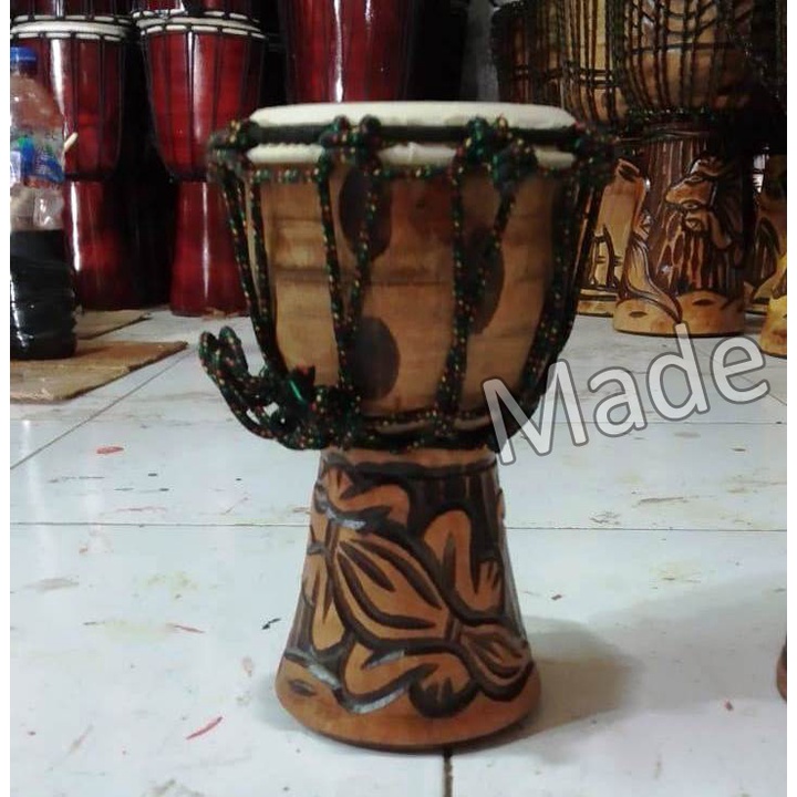 Alat musik Jimbe ukir kendang Djembe bali