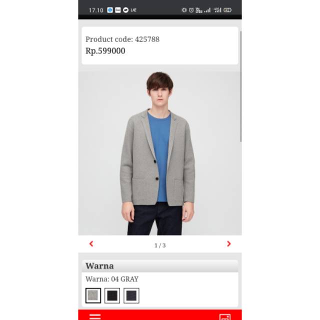 stretch milano ribbed jacket