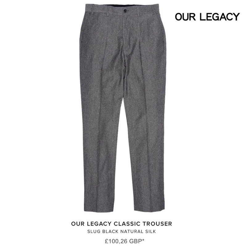 Celana Second Branded Original  / Celana Chino Second Original / Our Legacy Classic Trouser Chino Pa