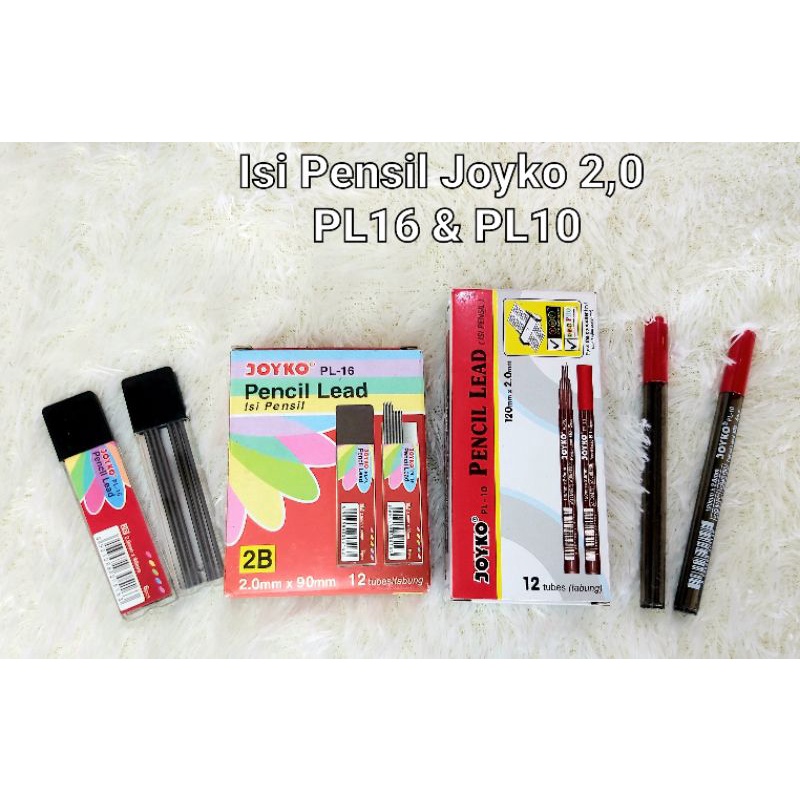 

(2pc)Isi Pensil 2,0 Joyko/Joyko 2,0 PL10/PL16