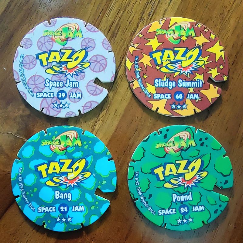 Tazos / Tajos / Tazo Space Jam Looney Tunes Jadul 1996
