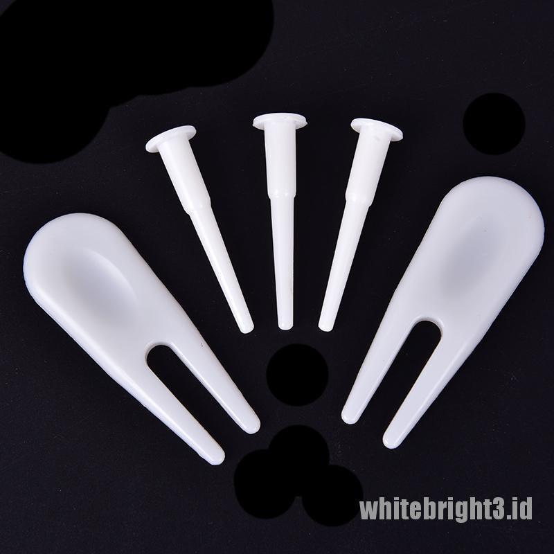 5 Pcs Stopper Udara Penarik Bola Fitness Yoga Warna Putih