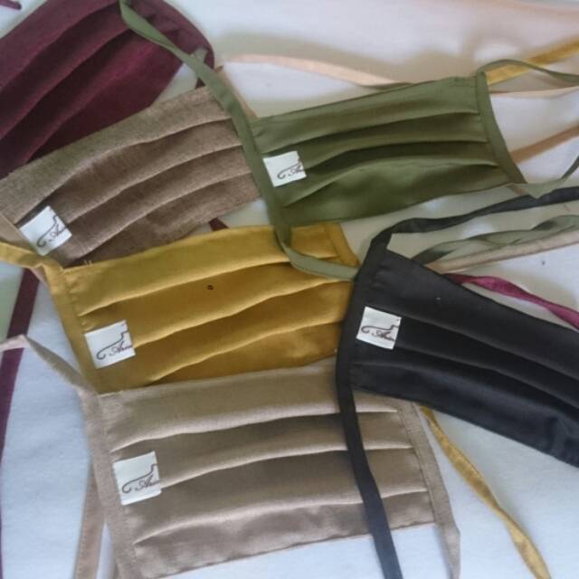 Masker kain 2 lapis