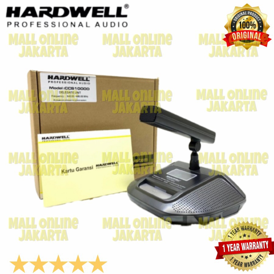 Mic Wireless Conference Hardwell CCS 1000 D Original Delegate CCS-1000