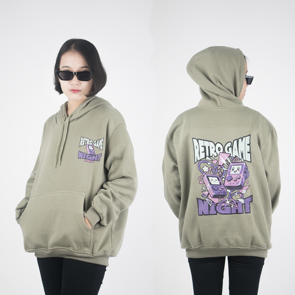 HODISO - Retro Game Hoodie Jumper Pullover