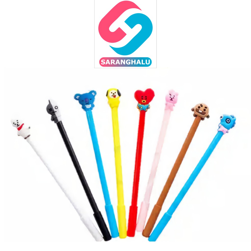 

PENA/BALLPOINT GEL BT21/BTS ARMY