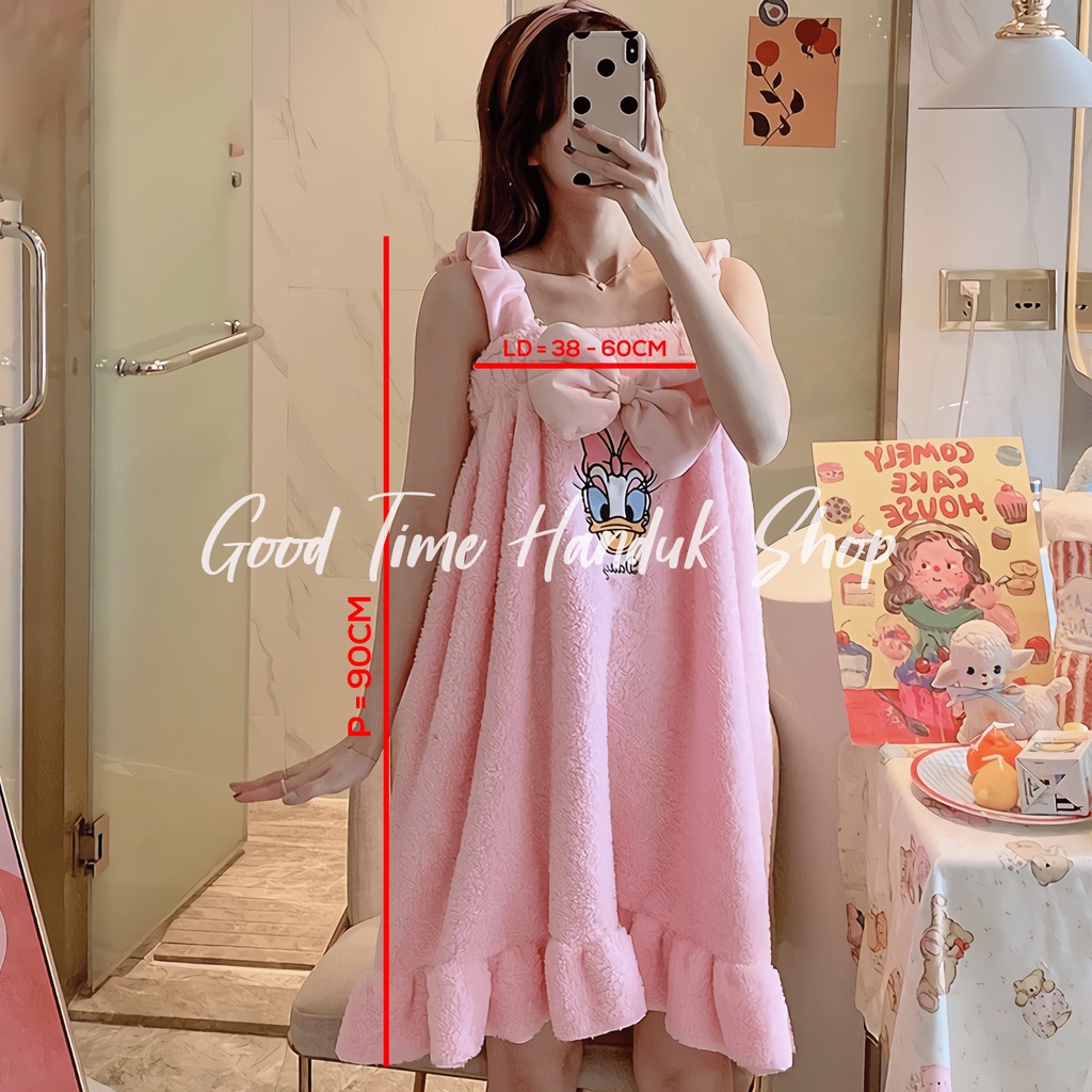 Handuk Kimono Import / Handuk Mandi Baju Dengan Kantong 110x130cm Wearable Towel Micro Bulu Handuk Mandi Dewasa