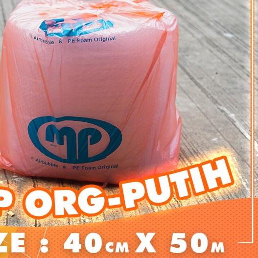 

™ BUBBLE WRAP ROLL 40CM X 50 METER HITAM PUTIH BUBLE WRAP MULIAPACK - MP ORG 40 Putih ●