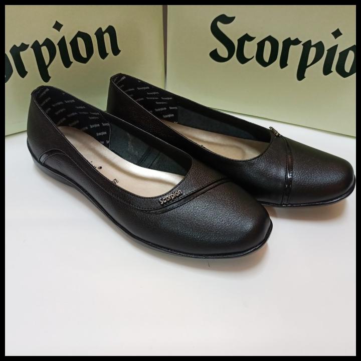 Sepatu Kulit Wanita Scorpion 6097 // Sepatu Kulit Original Murah
