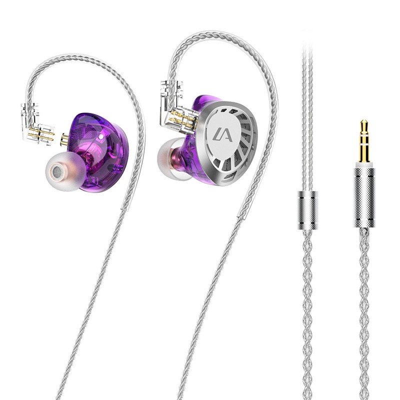 Zsx Pro X 1d + 3BA Headset Earphone Kabel Hybrid Drivers Bahan Metal Untuk Olahraga / DJ