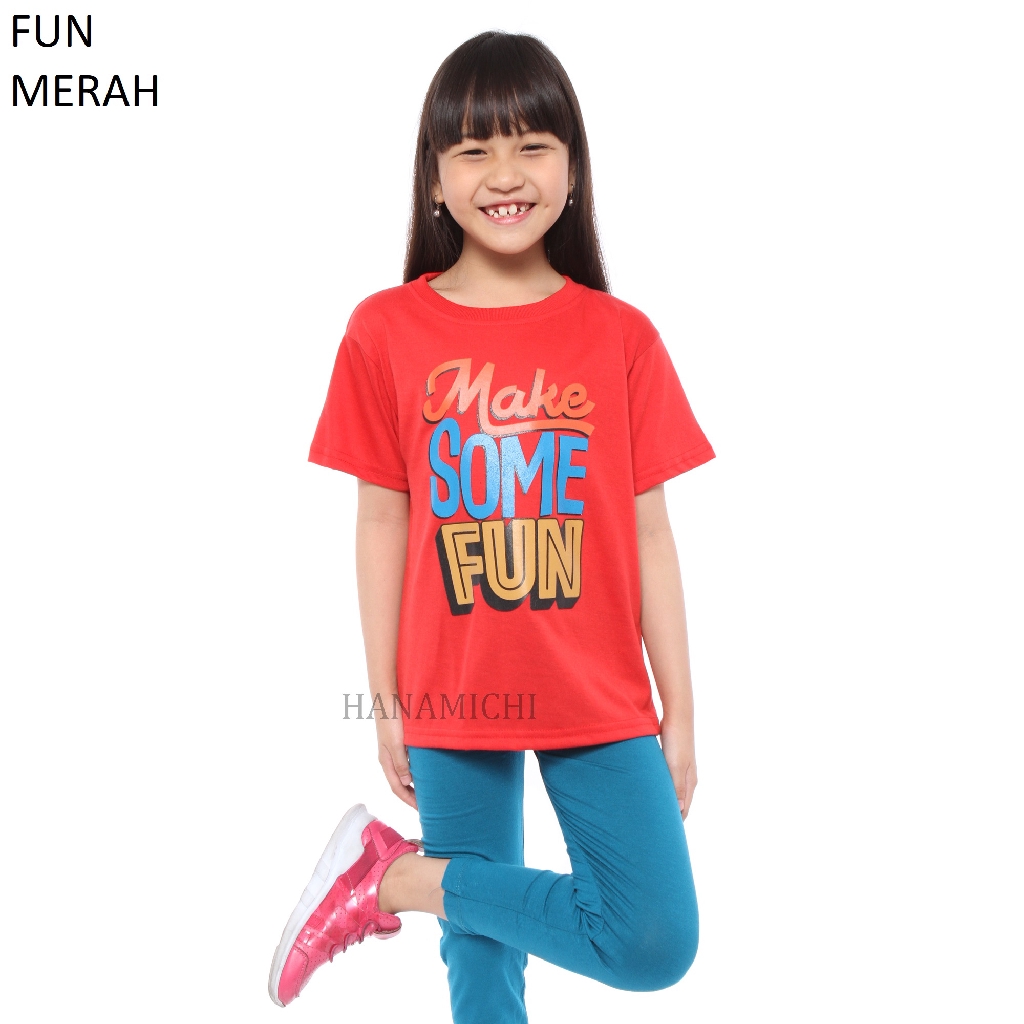 Hanamichi FUN Kaos Anak Lengan Pendek