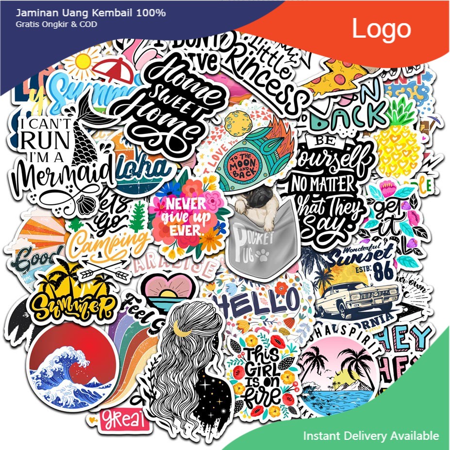 

(PROMO) STIKER TUMBLR FASHION CUTE STICKER UNTUK LAPTOP HP KULKAS KOPER RUMAH ST061